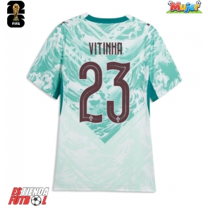 Portugal Vitinha #23 Segunda Equipación Mujer Mundial 2026 Manga Corta